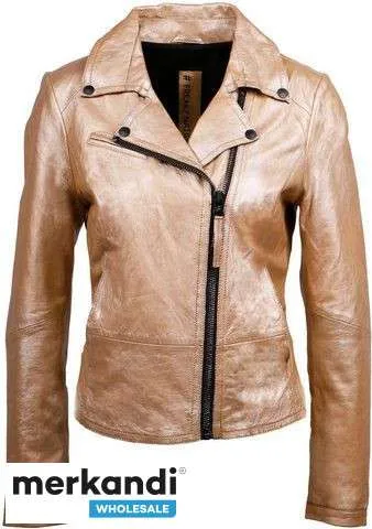 10 CHAQUETAS DE CUERO DE MARCA GENUINA (BSTOCK) !! JUNTOS SOLO 49 € !! (PVP: 2129 €)