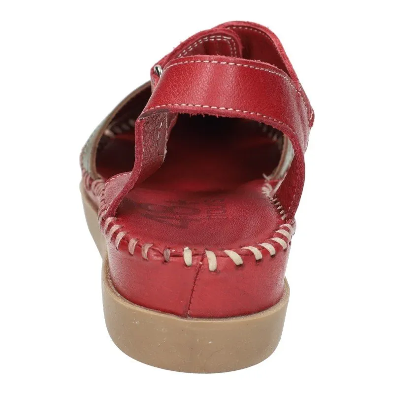 314106/43 Sandalias de piel color BURDEOS