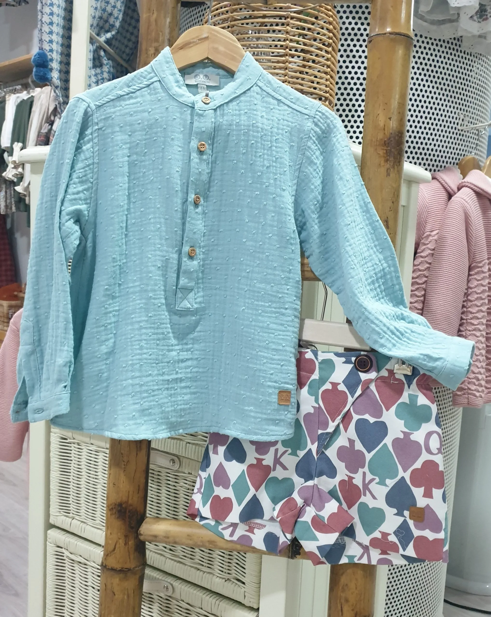 A Pantalón corto niño Poker José Varón R230278
