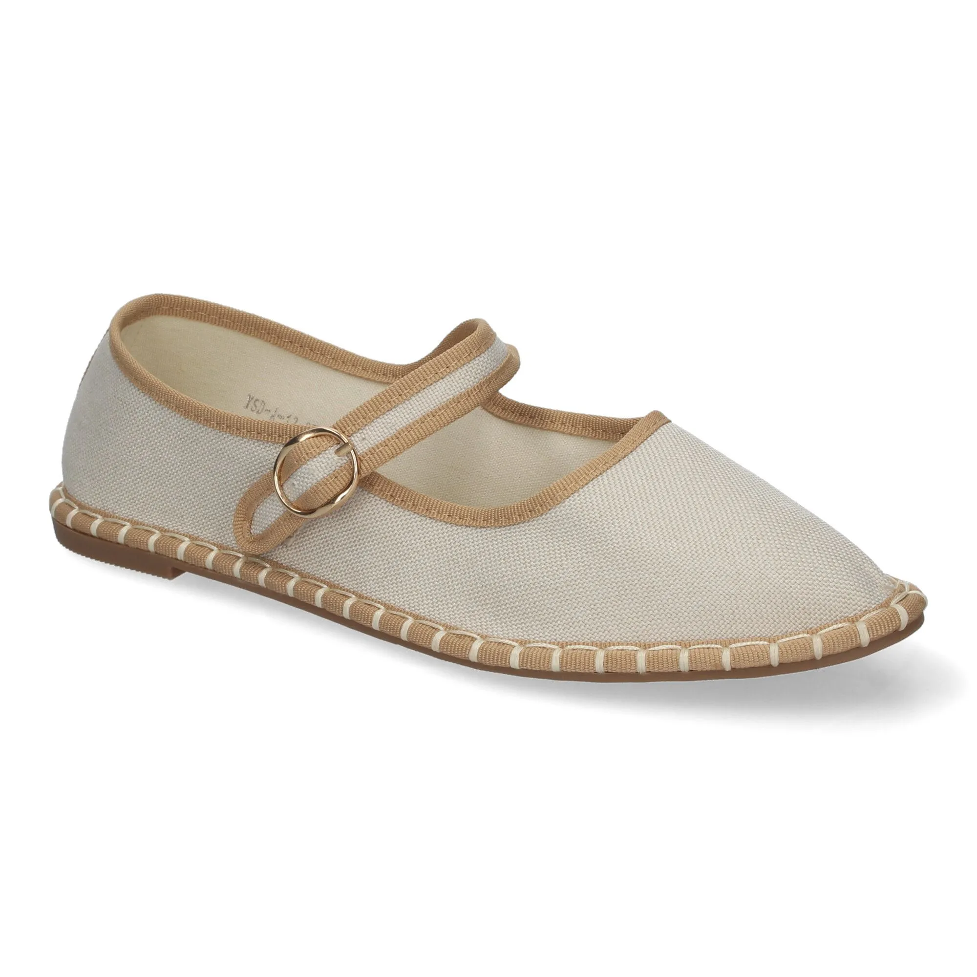 ALPARGATAS PLANAS VENECIANAS CóMODAS PARA MUJER COLOR BEIGE YSDA