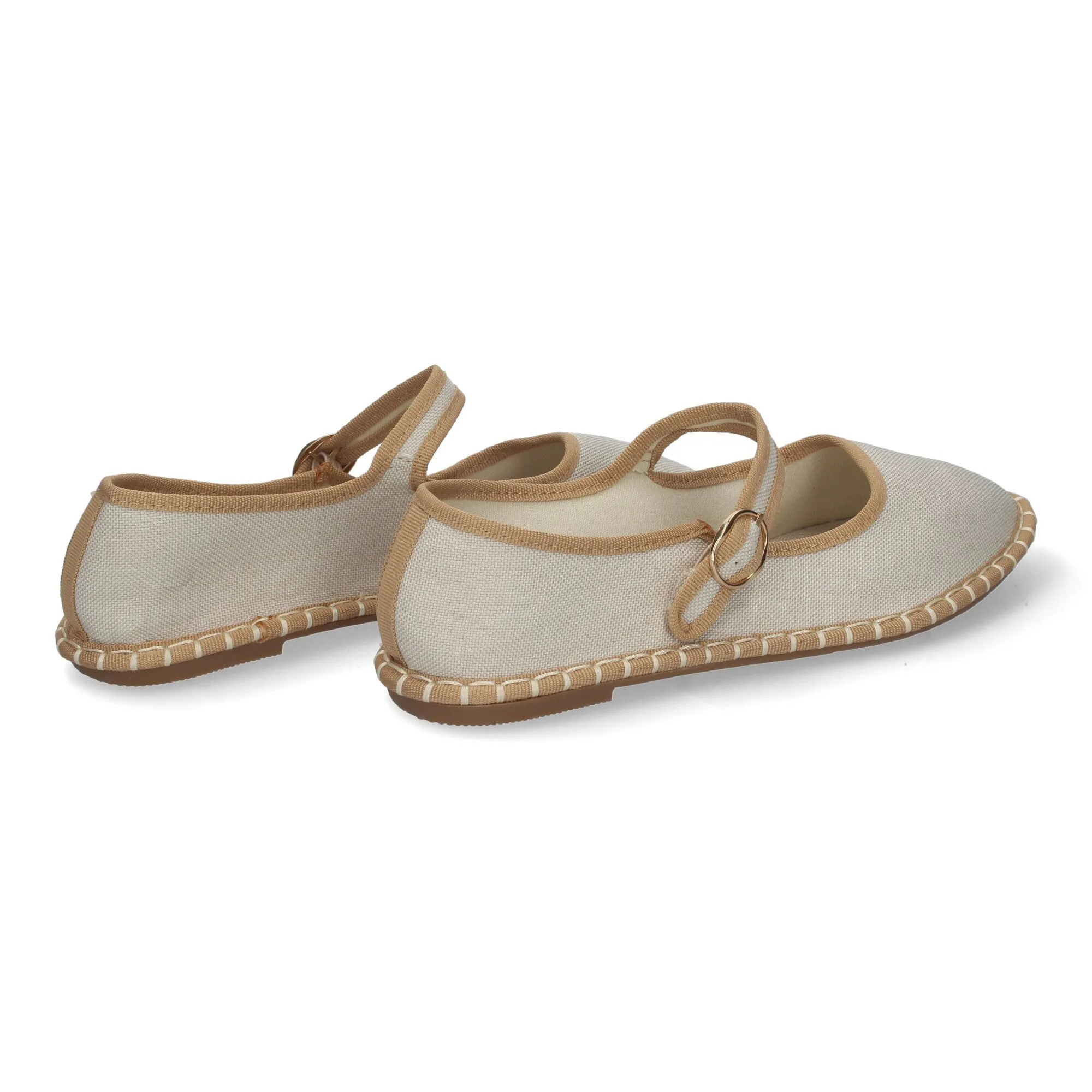 ALPARGATAS PLANAS VENECIANAS CóMODAS PARA MUJER COLOR BEIGE YSDA
