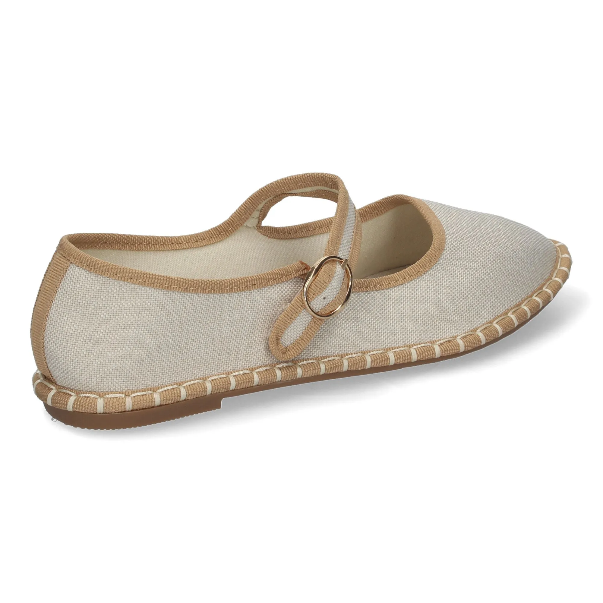 ALPARGATAS PLANAS VENECIANAS CóMODAS PARA MUJER COLOR BEIGE YSDA