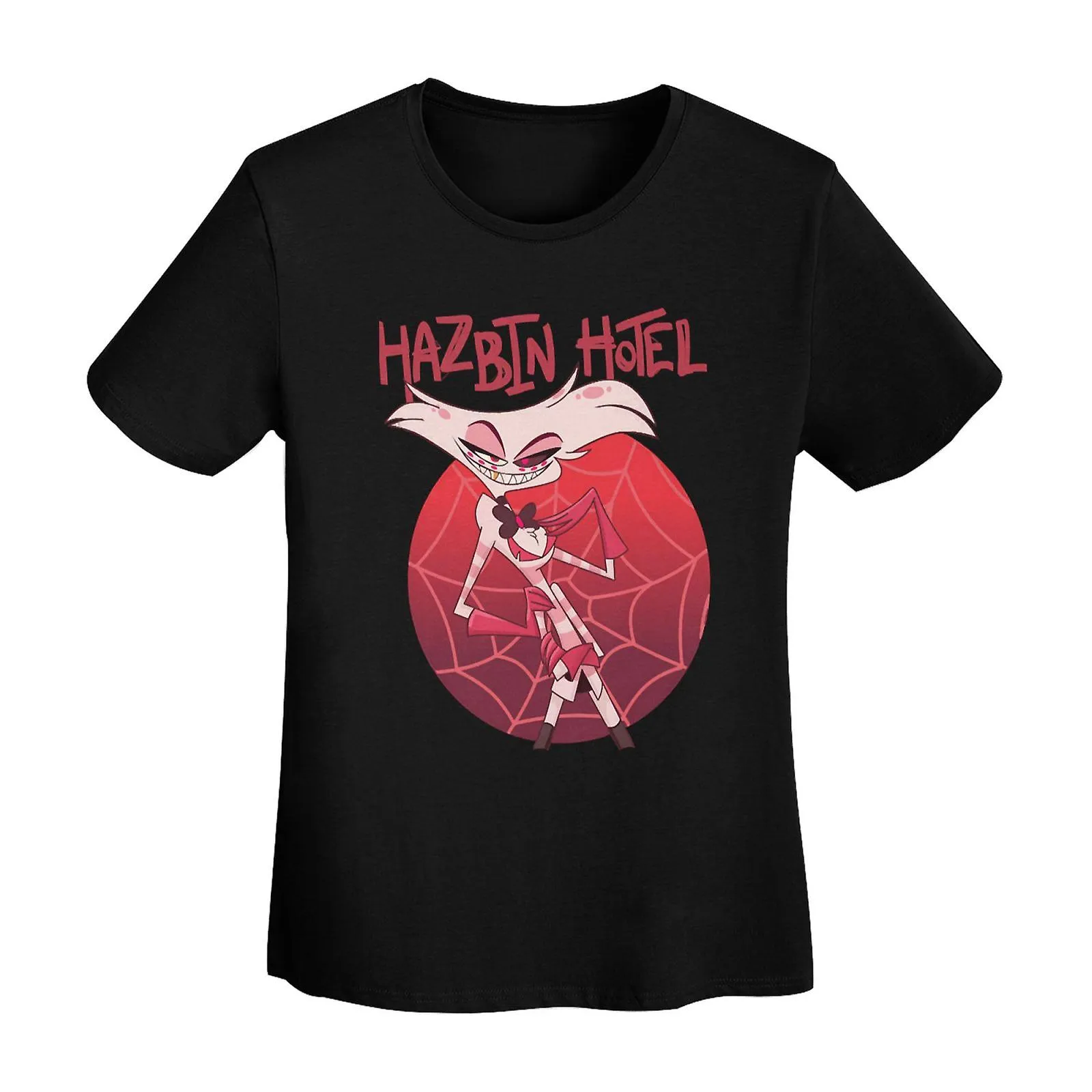 Angel Dust Hazbin Hotel Camiseta de manga corta para mujer