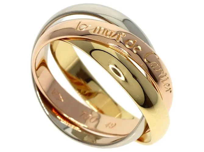 Anillo Cartier Trinity #49 Dorado 