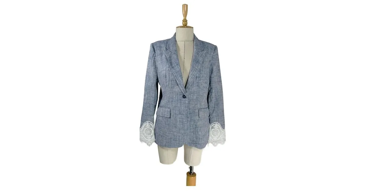 Anne Fontaine Chaquetas Azul 