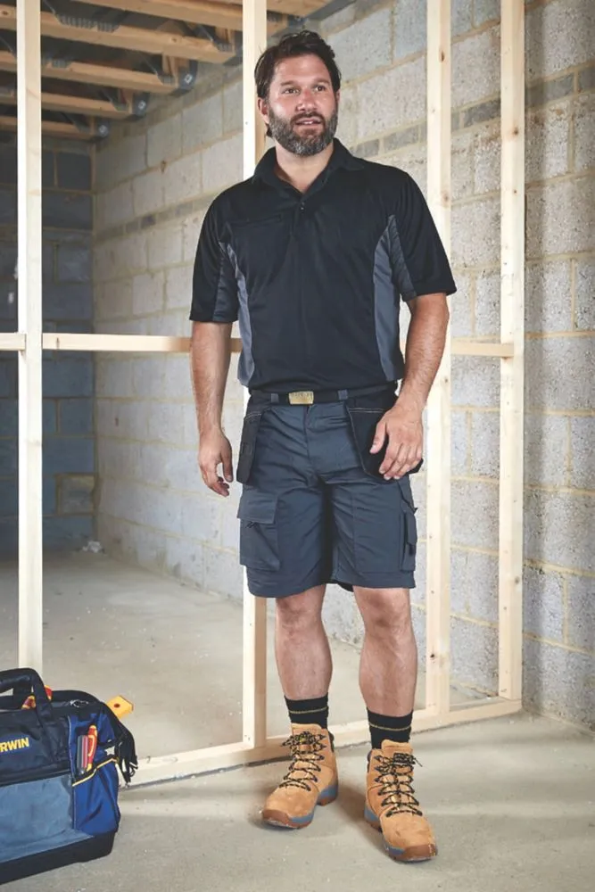 Apache APKHT, pantalón corto de trabajo con bolsillos de pistolera, gris/negro (cintura 30