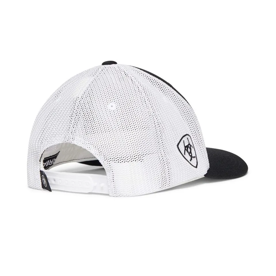 ARIAT MEN'S MEXICAN FLAG BLACK BALL CAP