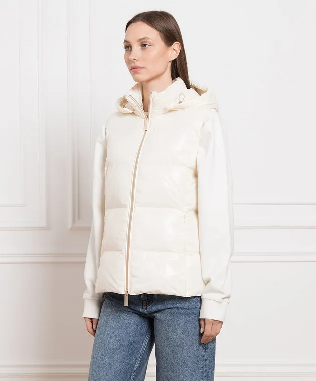 Be Florence Beige quilted vest