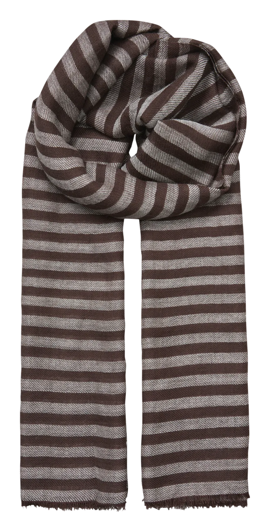 BECKSONDERGAARD TELIO  BUFANDA DE MEZCLA DE LANA EN MARRON