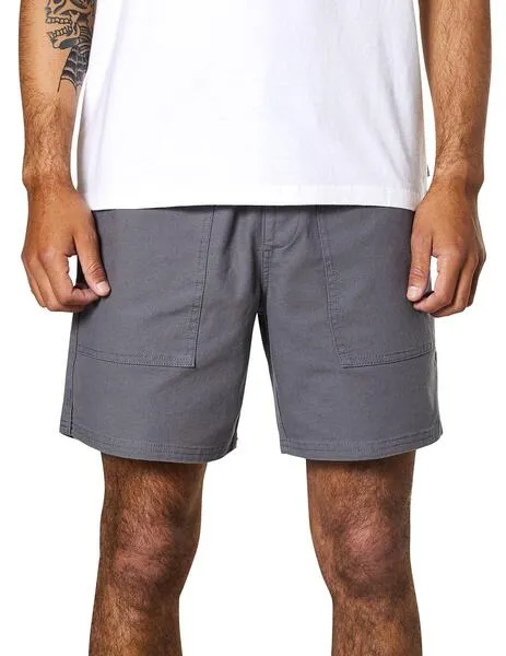 Bermuda katin trails short gris oscura de hombre
