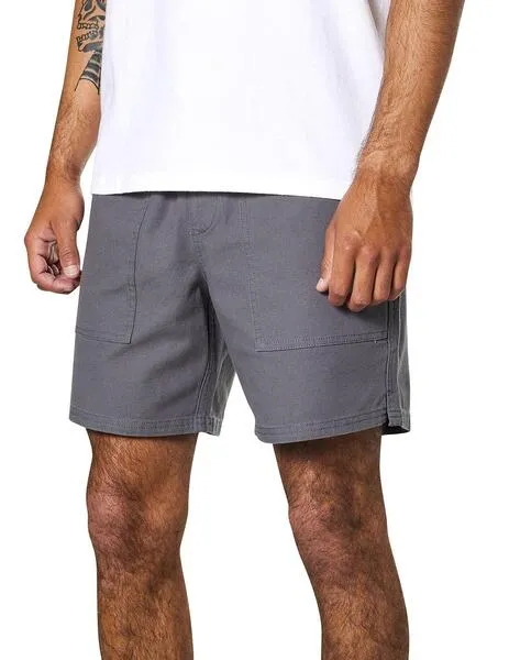Bermuda katin trails short gris oscura de hombre