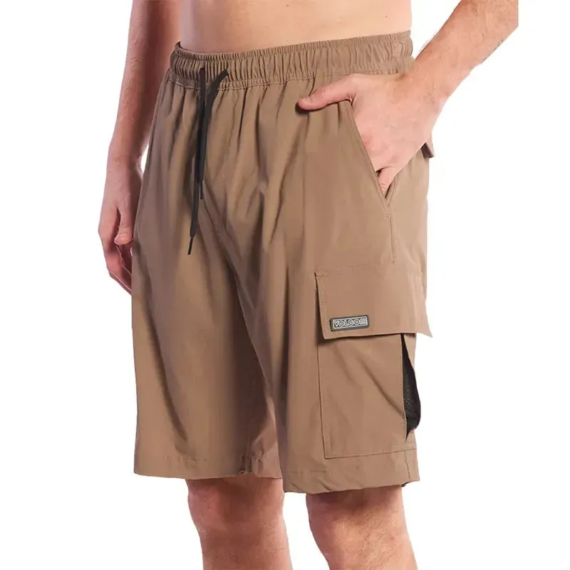 Bermuda Volcom Cargo Ripstop 20 Pulg Marron