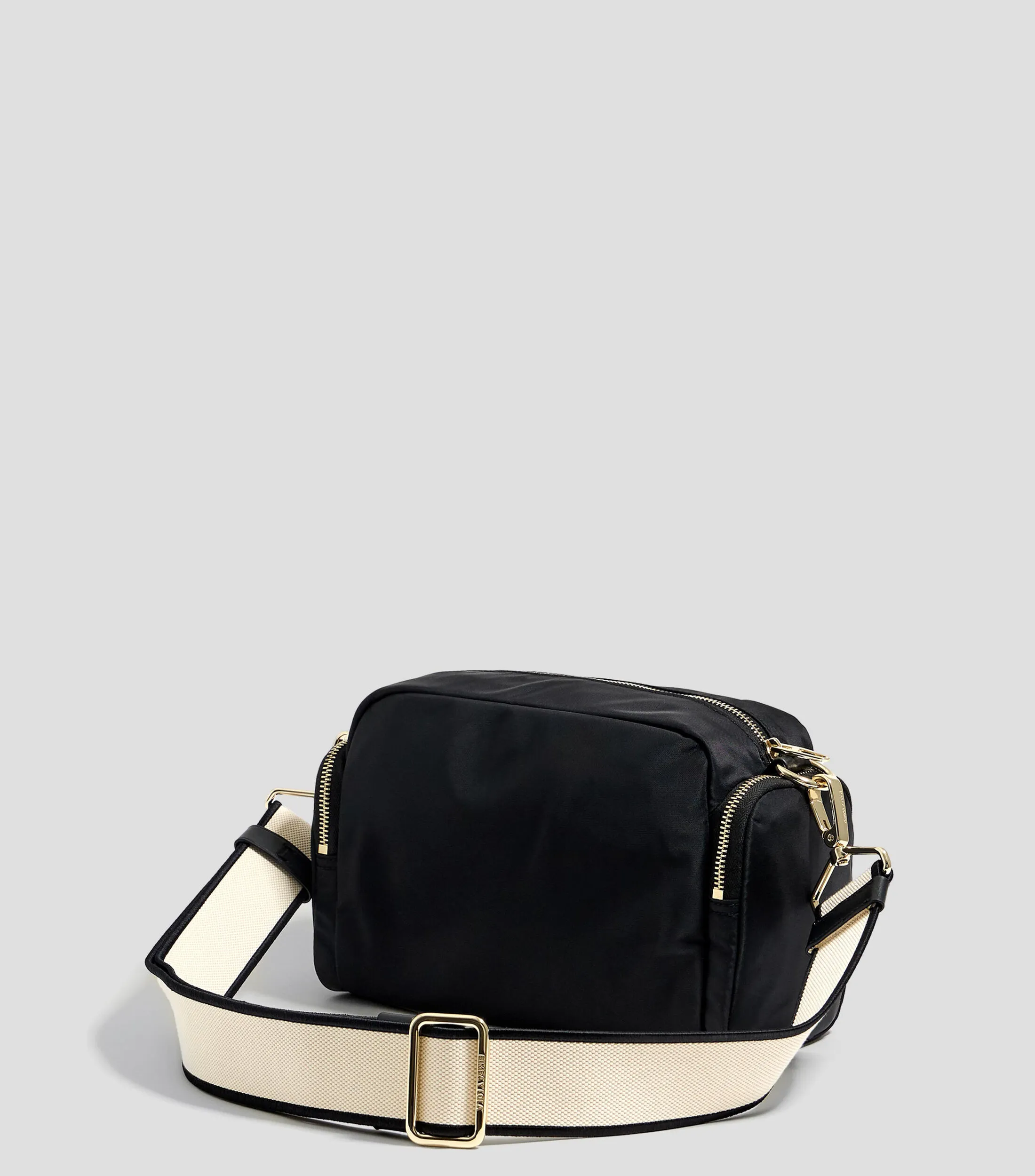 Bimba y Lola Bolso bandolera mediano nylon negro Mujer