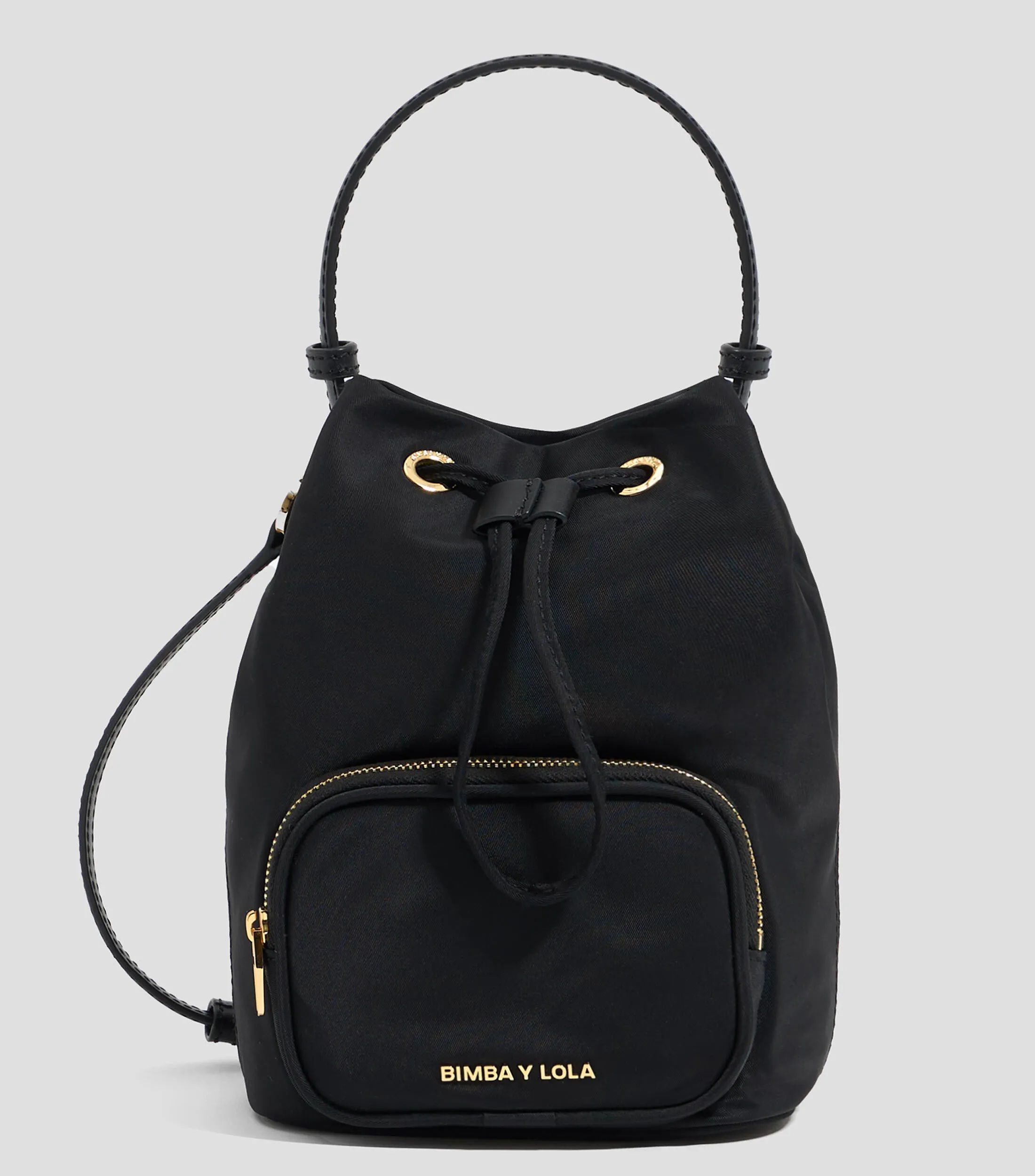Bimba y Lola Bolso saca poliamida negro Mujer