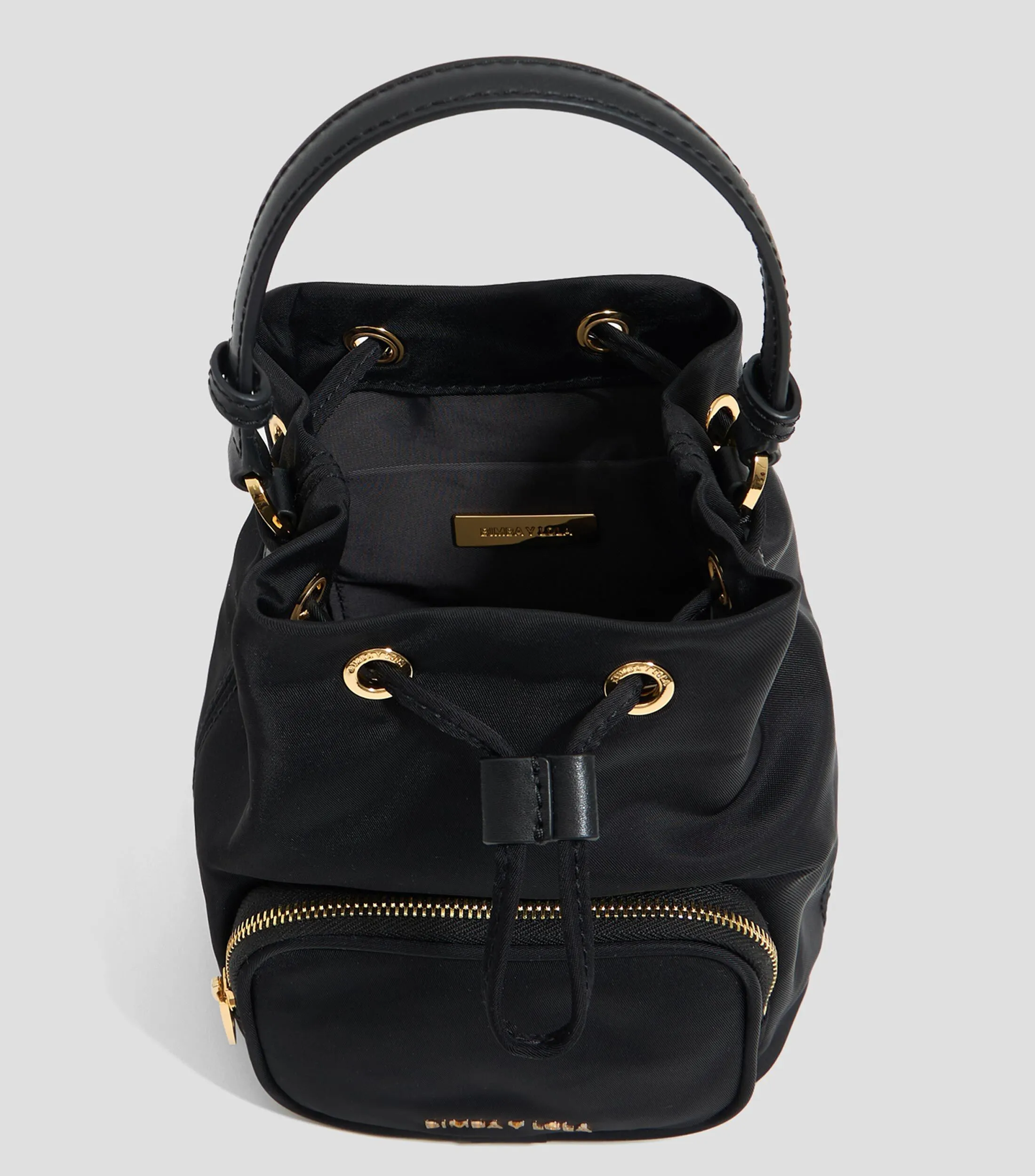 Bimba y Lola Bolso saca poliamida negro Mujer