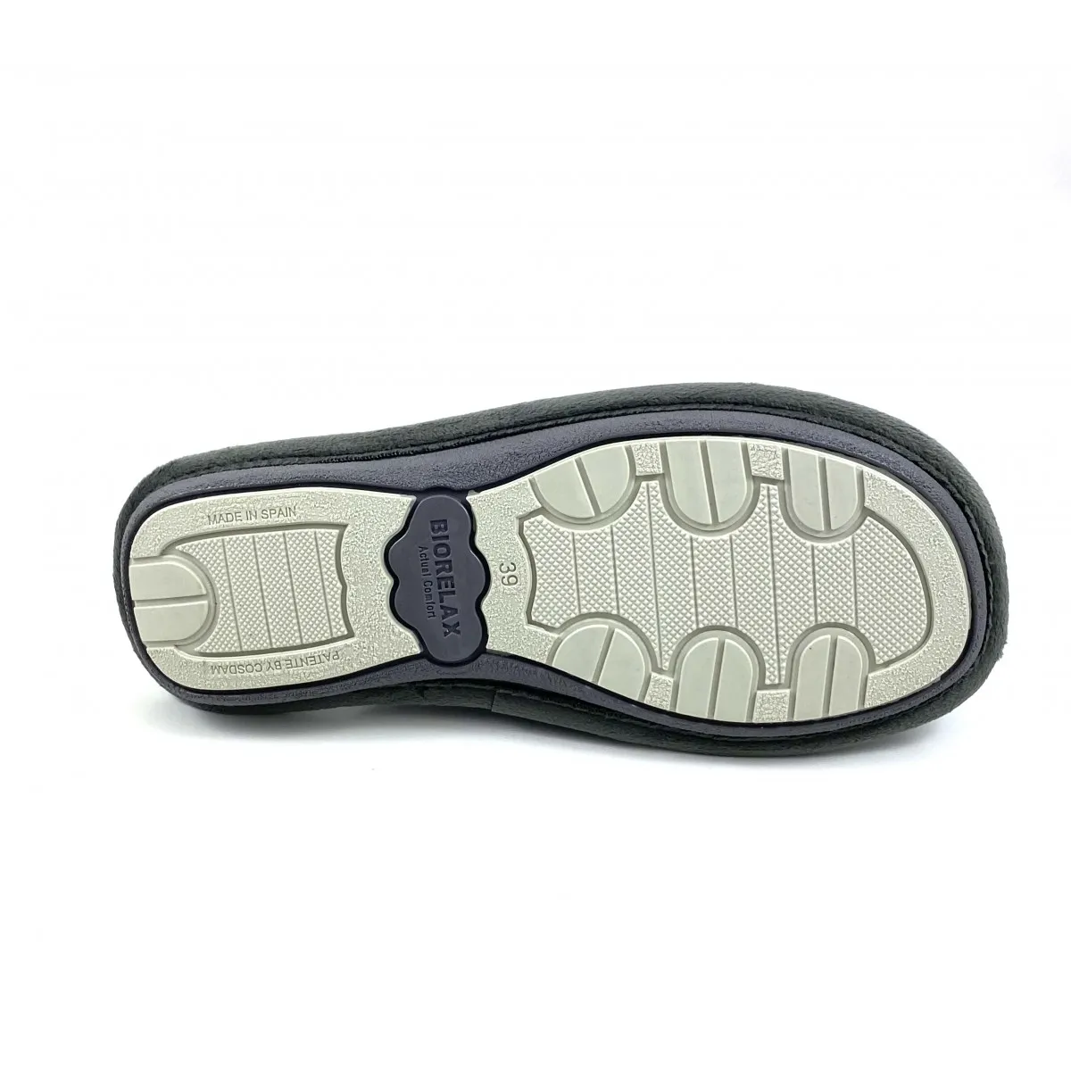 Biorelax zapatilla casa Acolchada hombre Super Papá talla 40 gris Bio1590