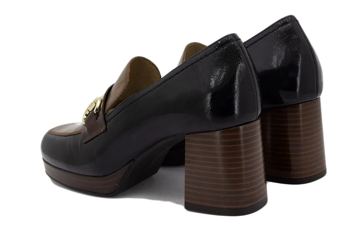 Black Patent Moccasin