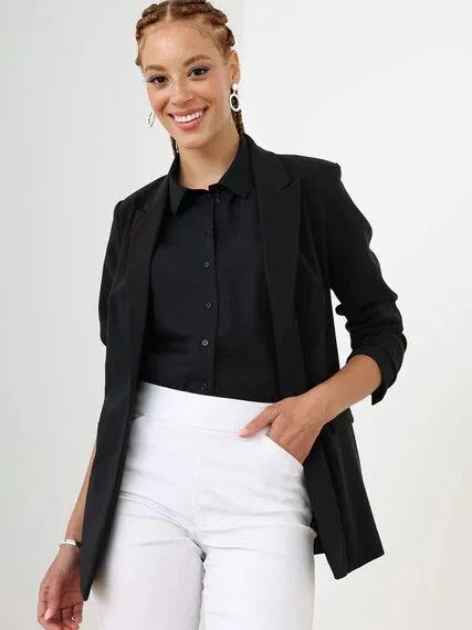 BLOUSE BLACK  NINETY CLOTHING CO