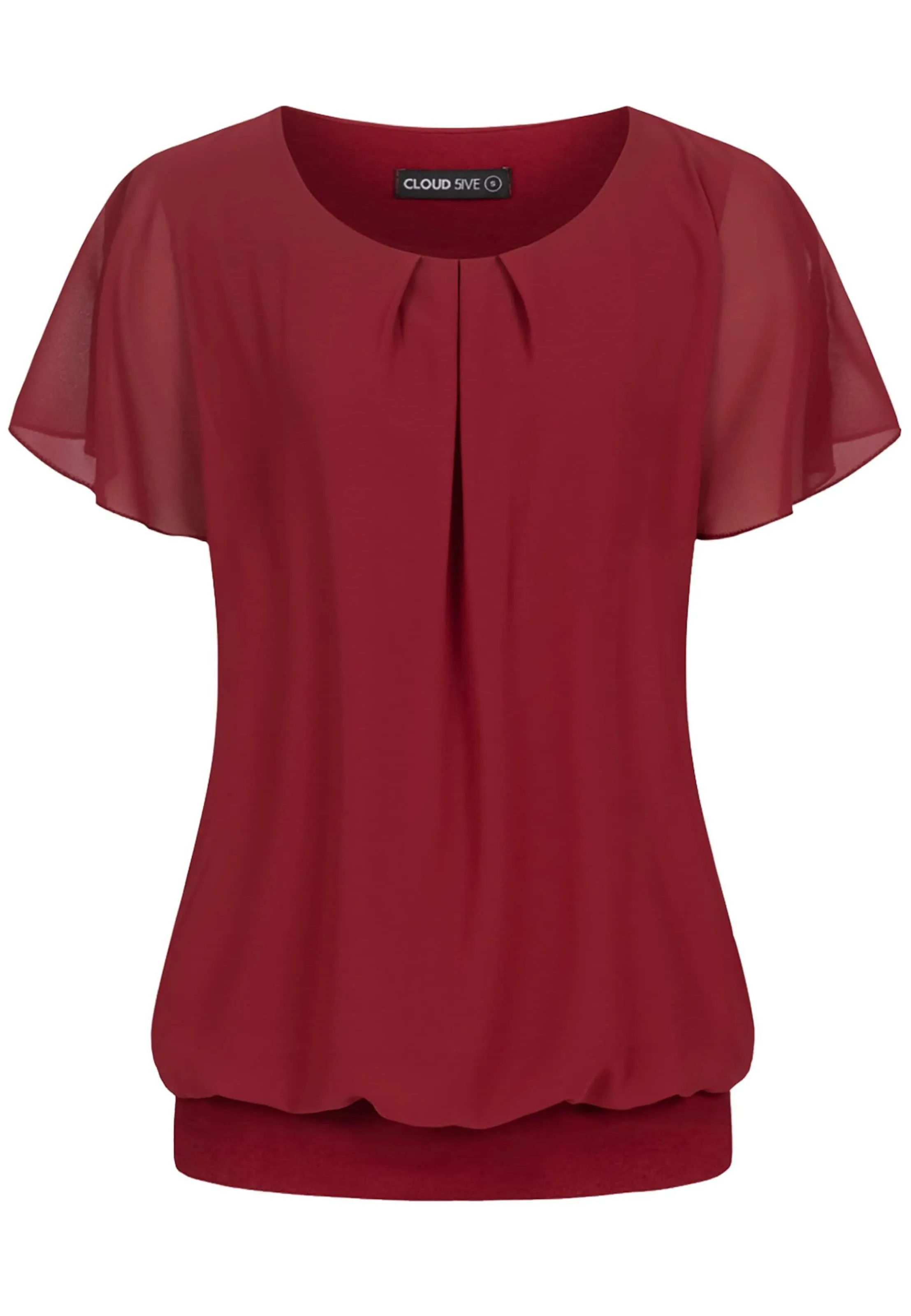 Blusa Cloud5ive en Rojo Vino