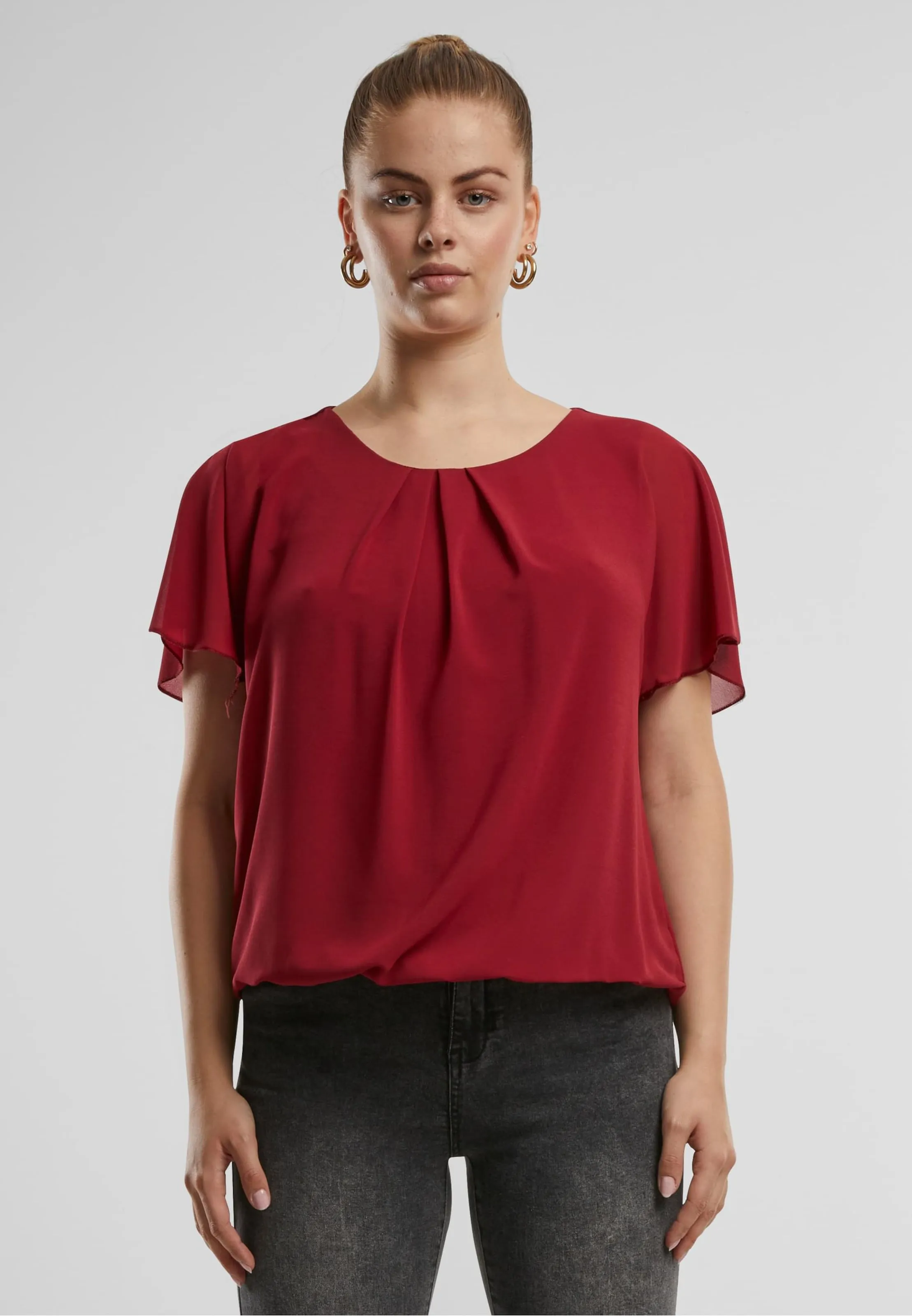 Blusa Cloud5ive en Rojo Vino