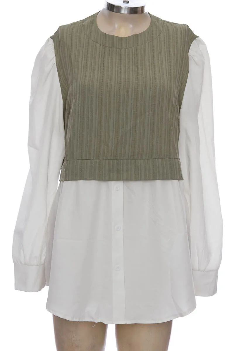 BLUSA COLOR VERDE  SHEIN