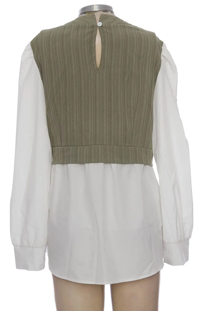 BLUSA COLOR VERDE  SHEIN