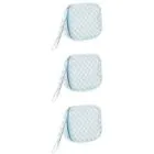 Bolsa de tampones delicada bolsa de tampones pequeña bolsa de almohadilla menstrual portátil 3 piezas