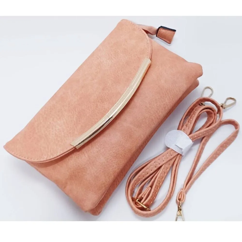 Bolso Rosa Cartera Bandolera para Mujer