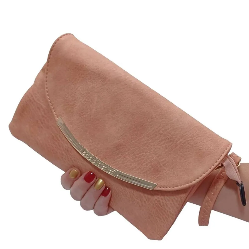 Bolso Rosa Cartera Bandolera para Mujer