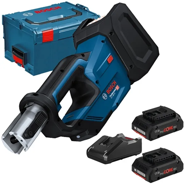 BOSCH  GPT 18V19  PRENSADORA SIN BATERíAS NI CARGADOR, LIION, 18 V,  AH, 19 KN, 3540 MM, ESTUCHE ESPECIAL + 2X BOSCH  PRO