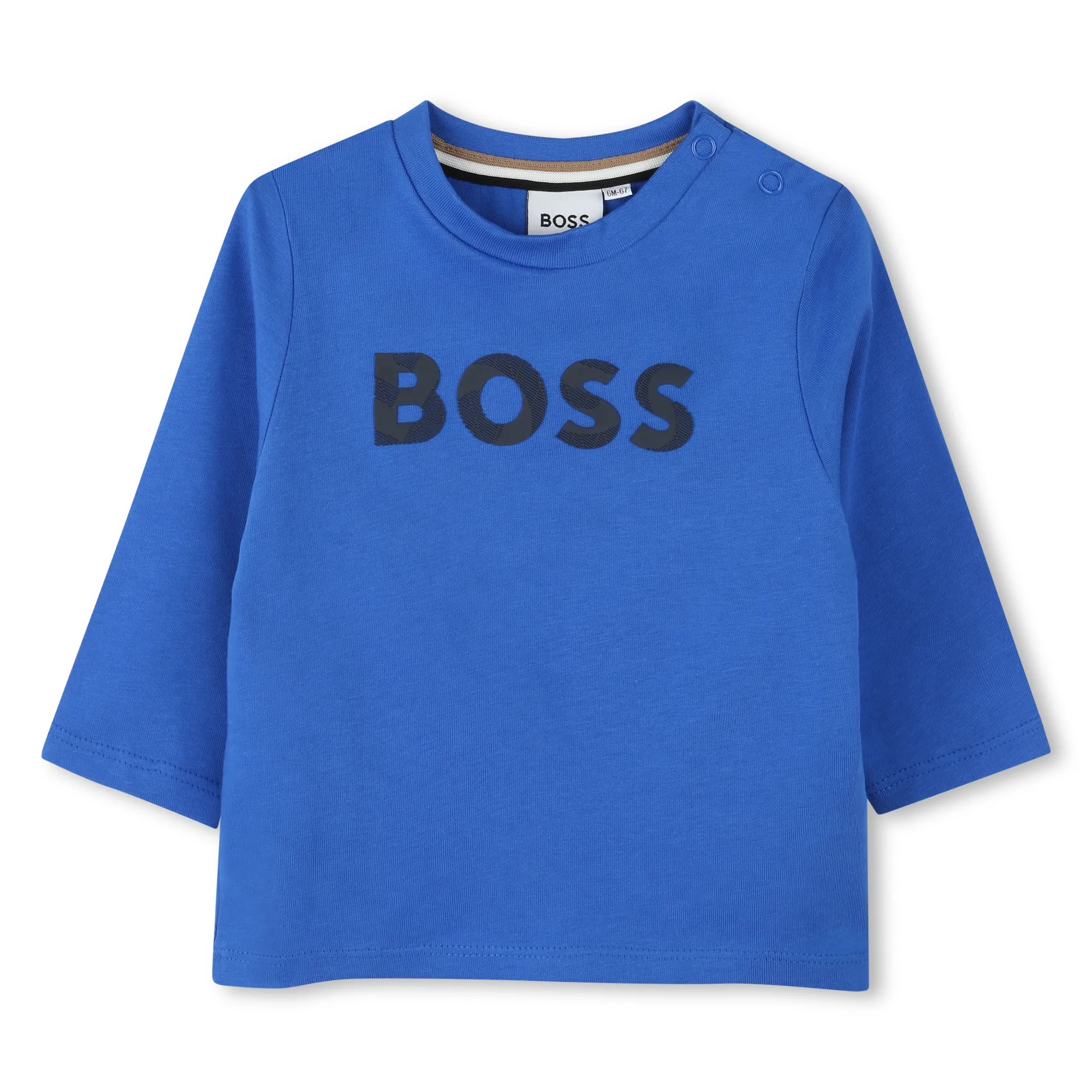 BOSS Camiseta de algodón con logo