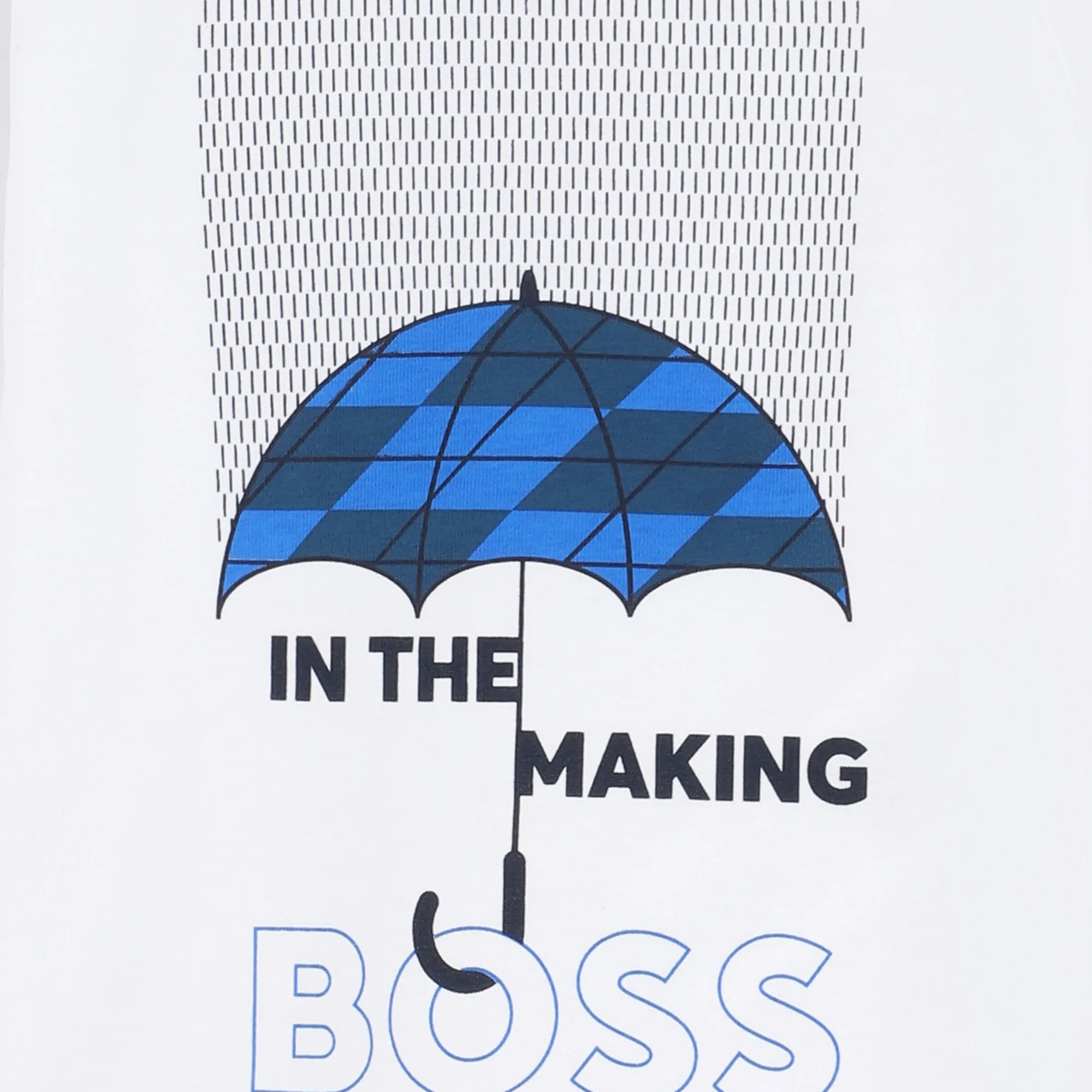 BOSS Camiseta de algodón estampada