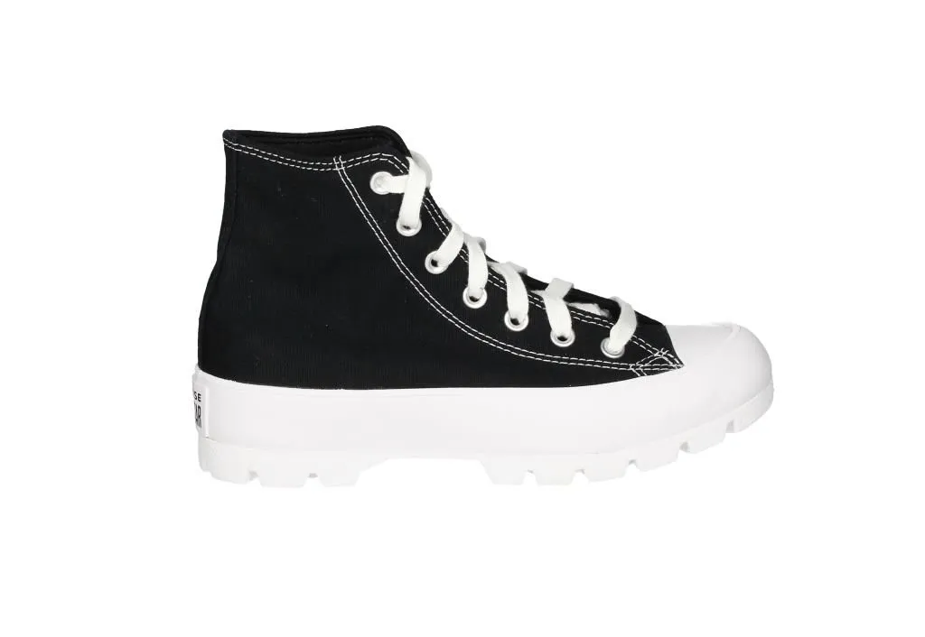 Bota All Star Lona Negro Piso Doble
