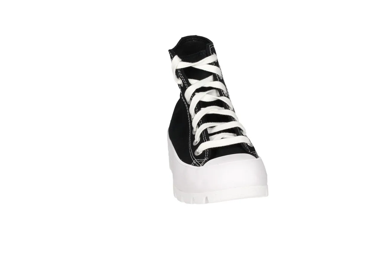 Bota All Star Lona Negro Piso Doble