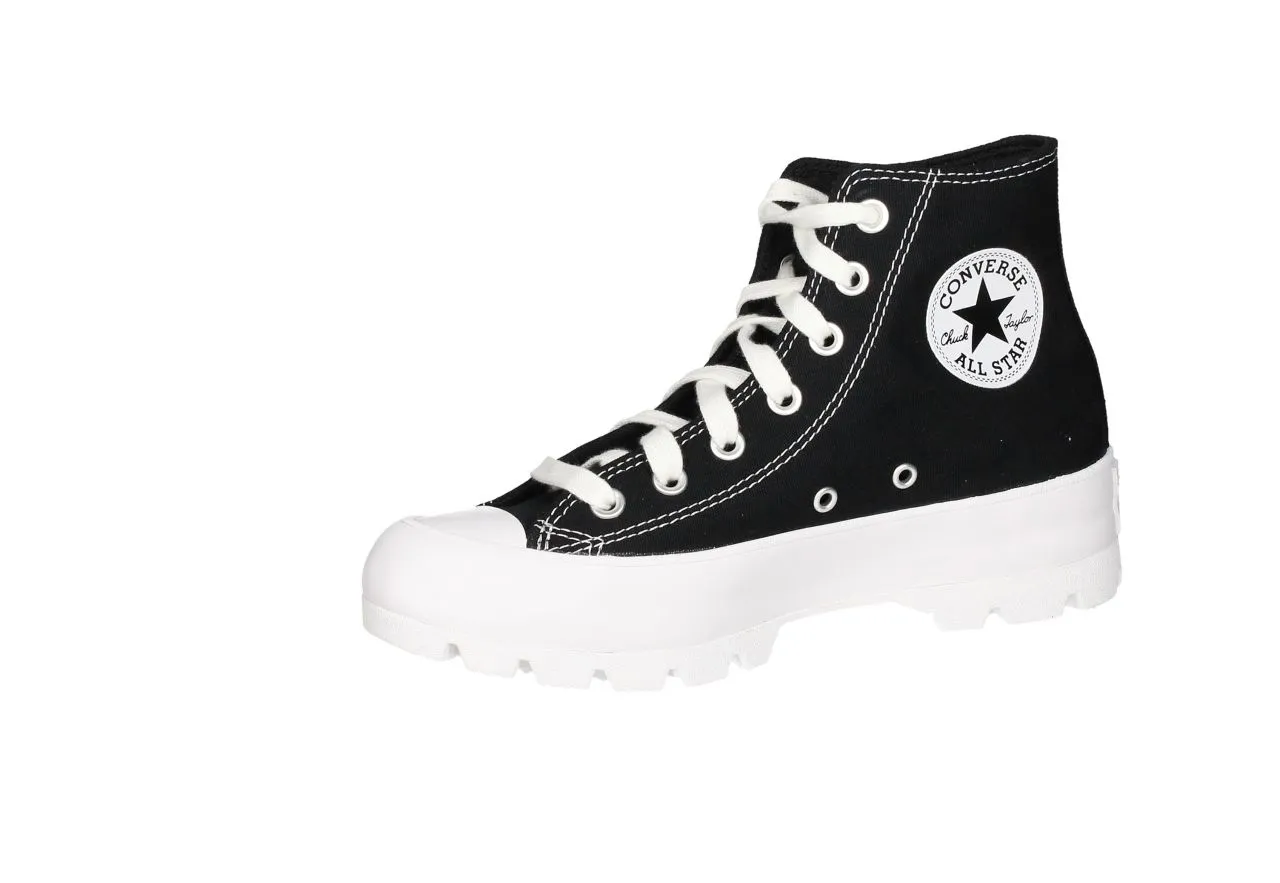 Bota All Star Lona Negro Piso Doble