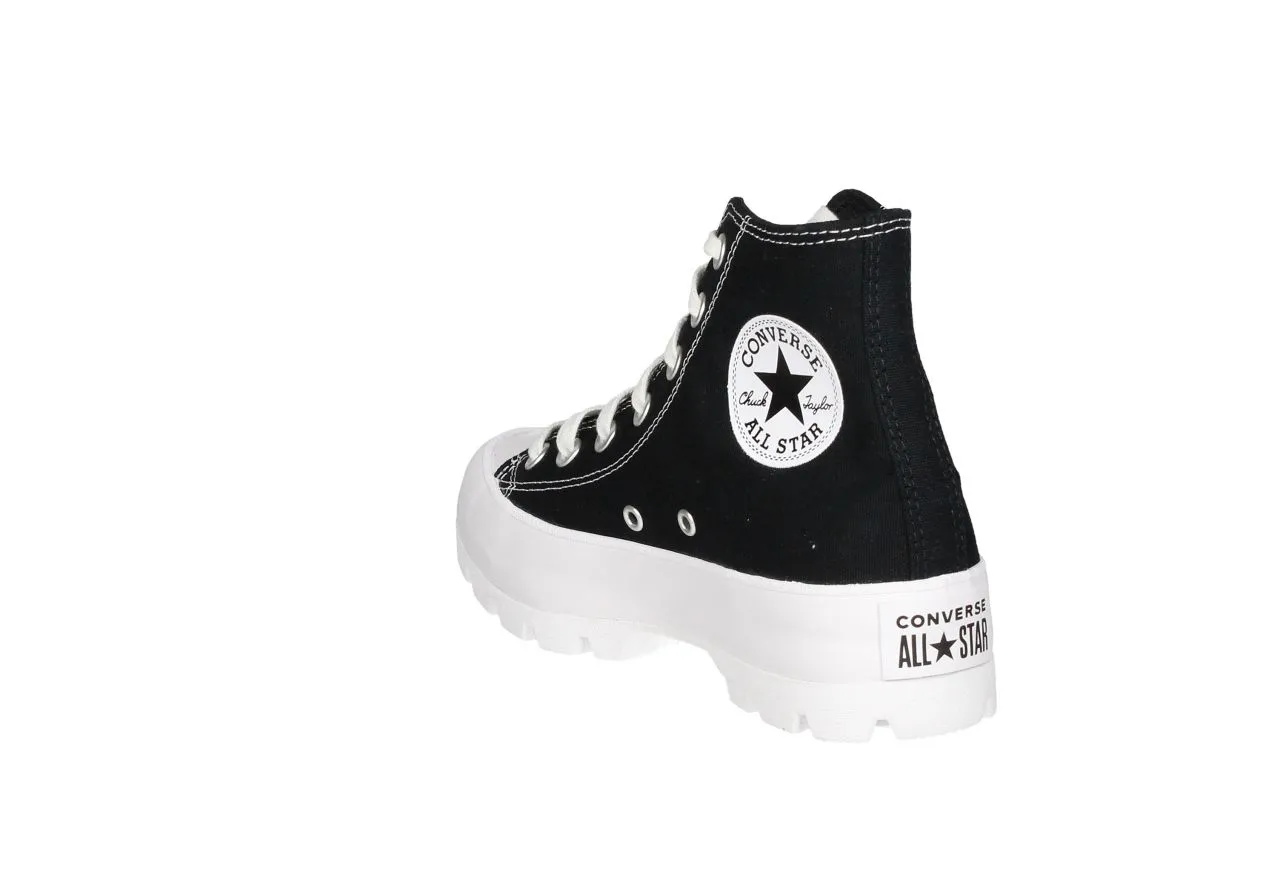 Bota All Star Lona Negro Piso Doble