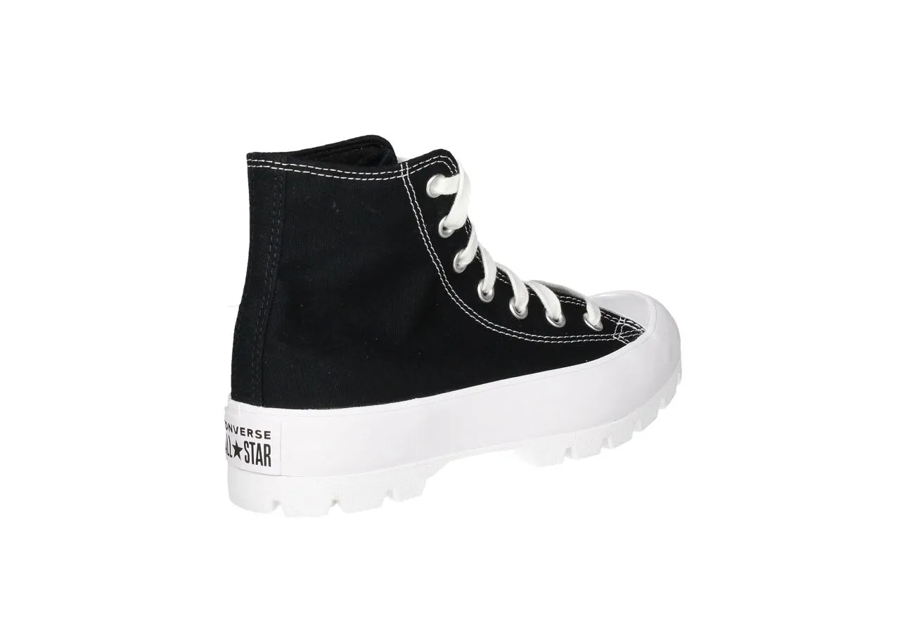 Bota All Star Lona Negro Piso Doble