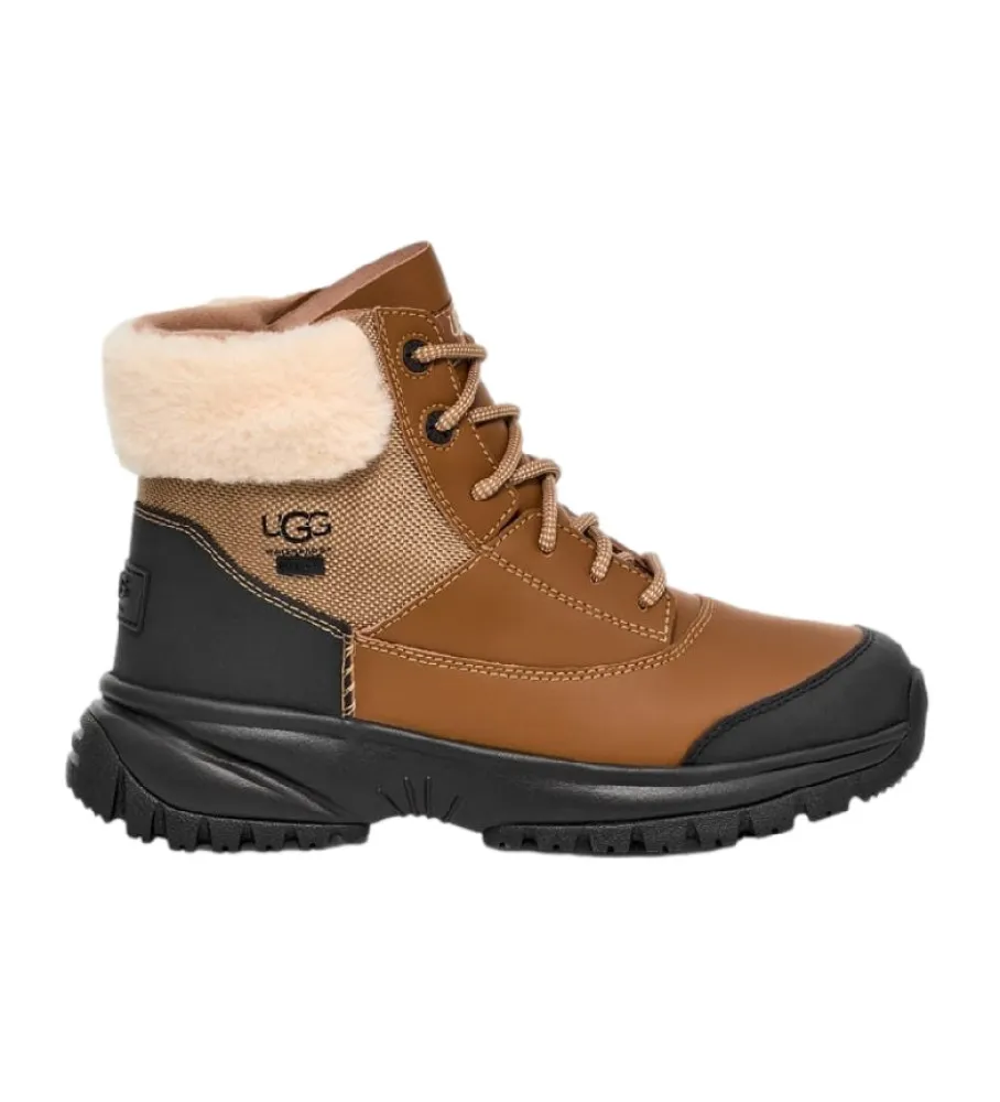 Botas de piel impermeables Yose Fluff V2 marrón