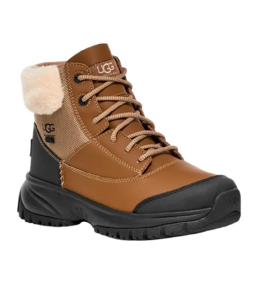 Botas de piel impermeables Yose Fluff V2 marrón
