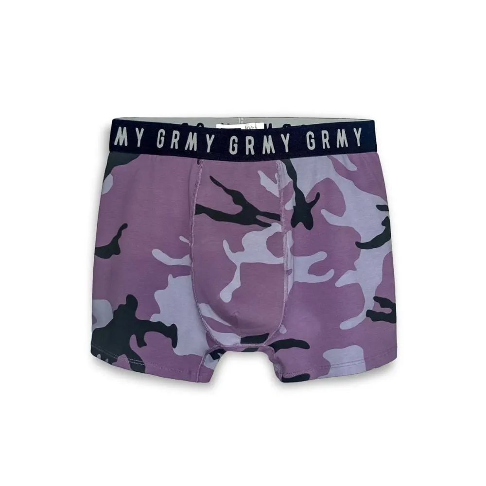 BOXERS GRIMEY TUSKER TEMPLE ALL OVER PRINT  PURPLE | FW23