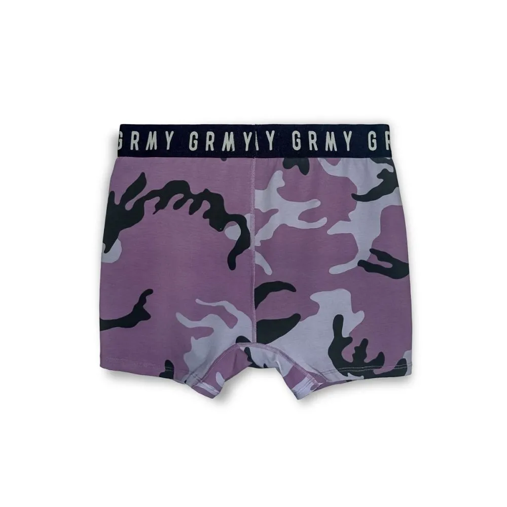 BOXERS GRIMEY TUSKER TEMPLE ALL OVER PRINT  PURPLE | FW23