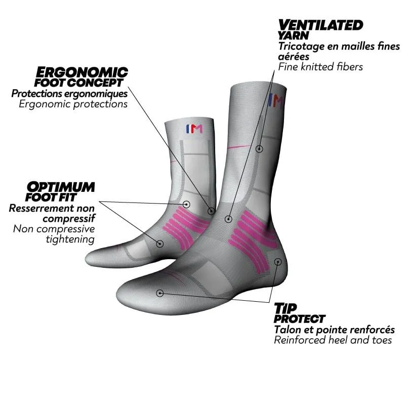 Calcetines de senderismo Trek Air Monnet (ROSA GRIS)