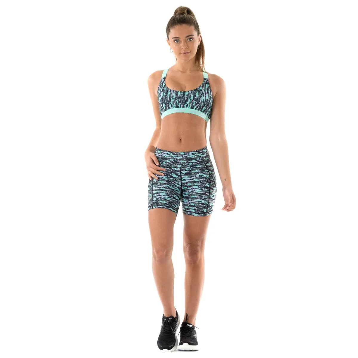 Calza Corta Running Mujer New Balance Multicolor