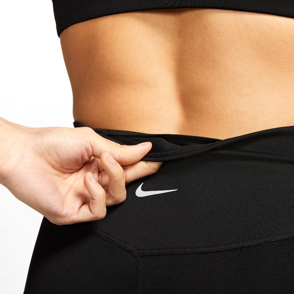 Calza Larga Running Mujer Nike Negro