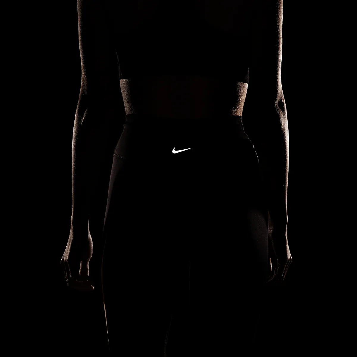 Calza Larga Running Mujer Nike Negro