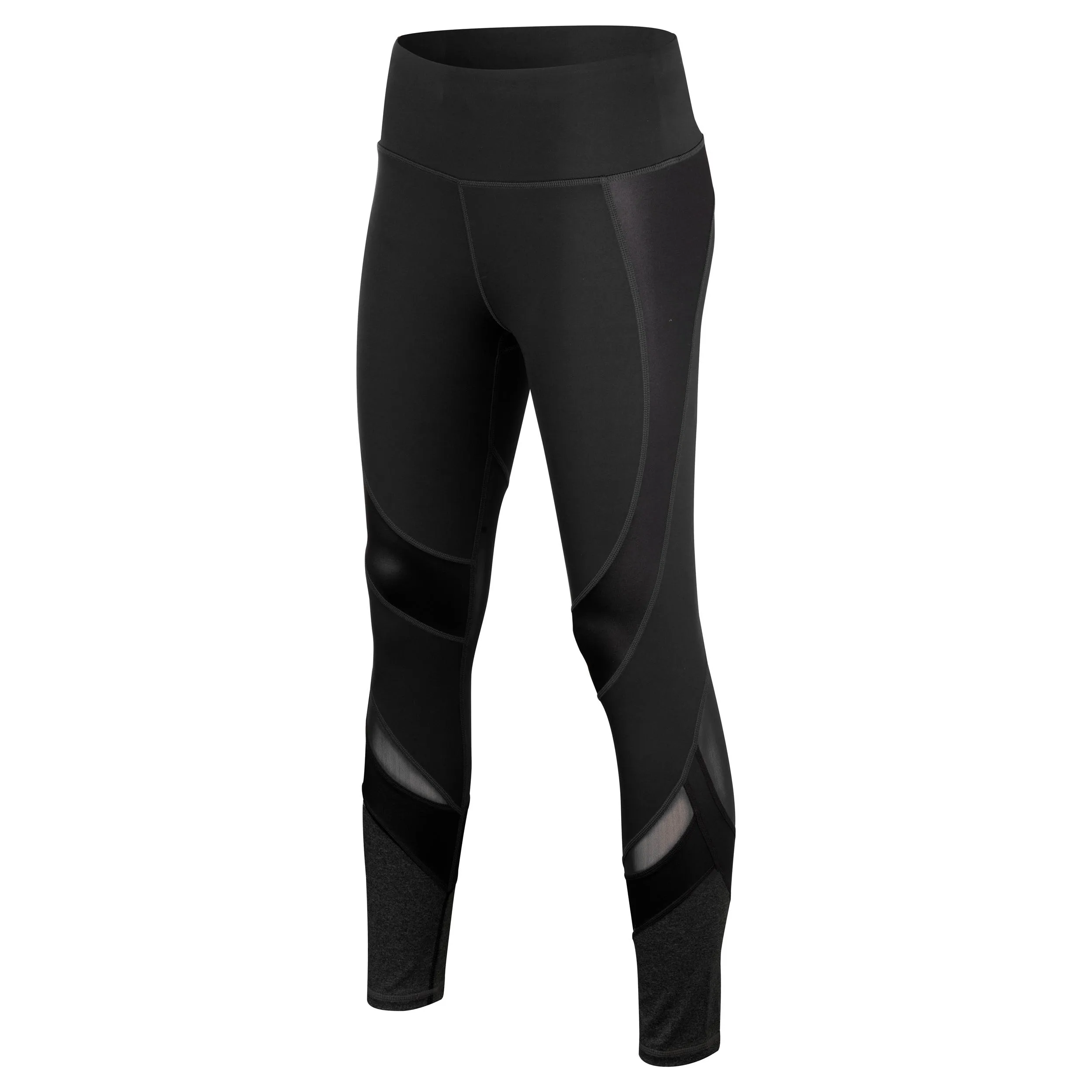 Calza Running Mujer ZVibes Athletic Negra