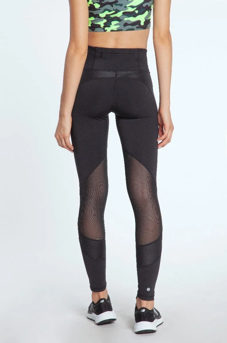 Calza Running Mujer ZVibes Athletic Negra