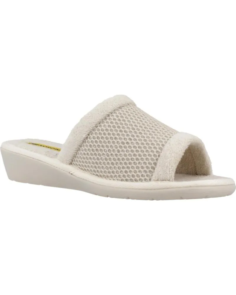 Calzado de casa NORDIKAS  de Mujer ZAPATILLAS HOGAR MUJER MODELO 1933 COSMOS COLOR BEIS  HIELO