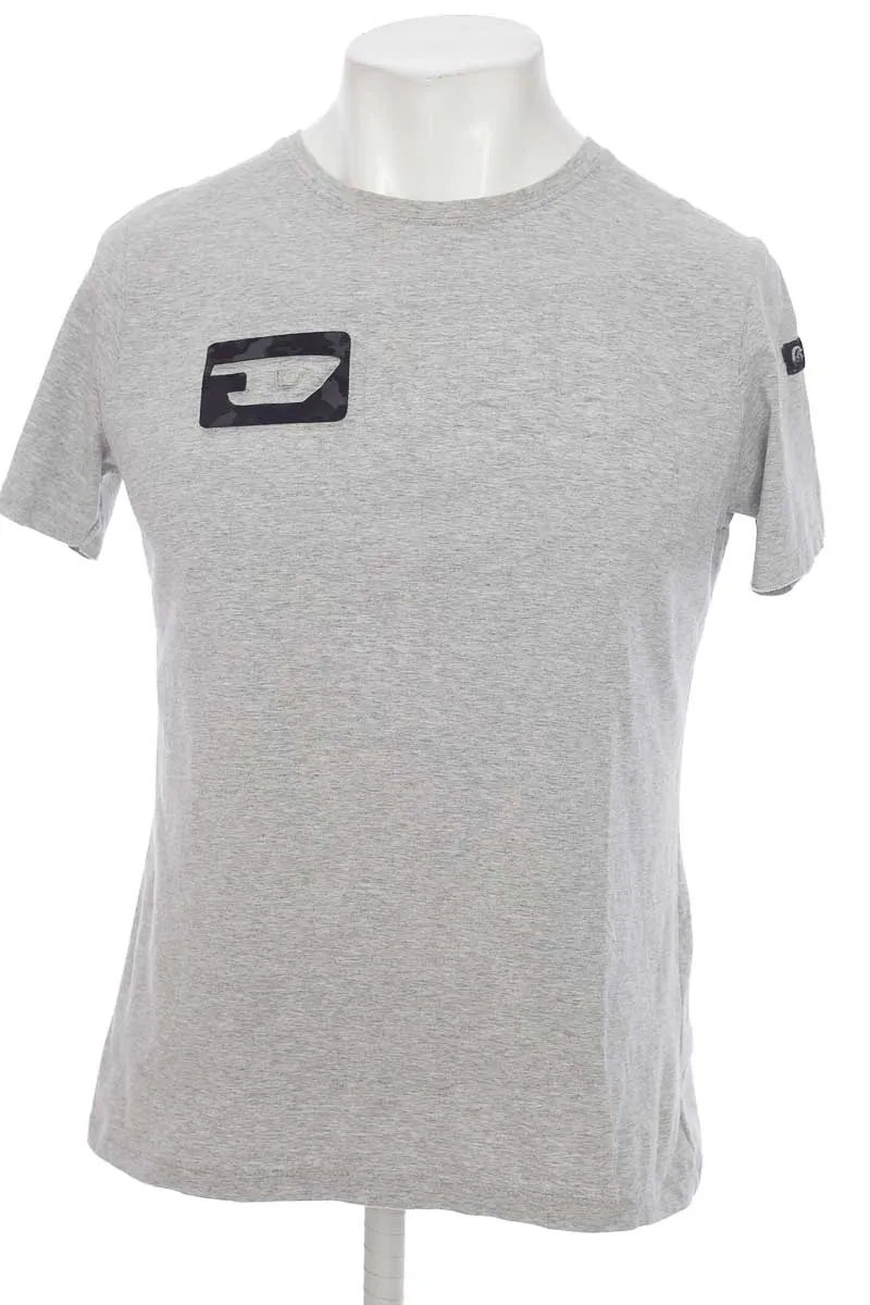 CAMISETA COLOR GRIS  DIESEL