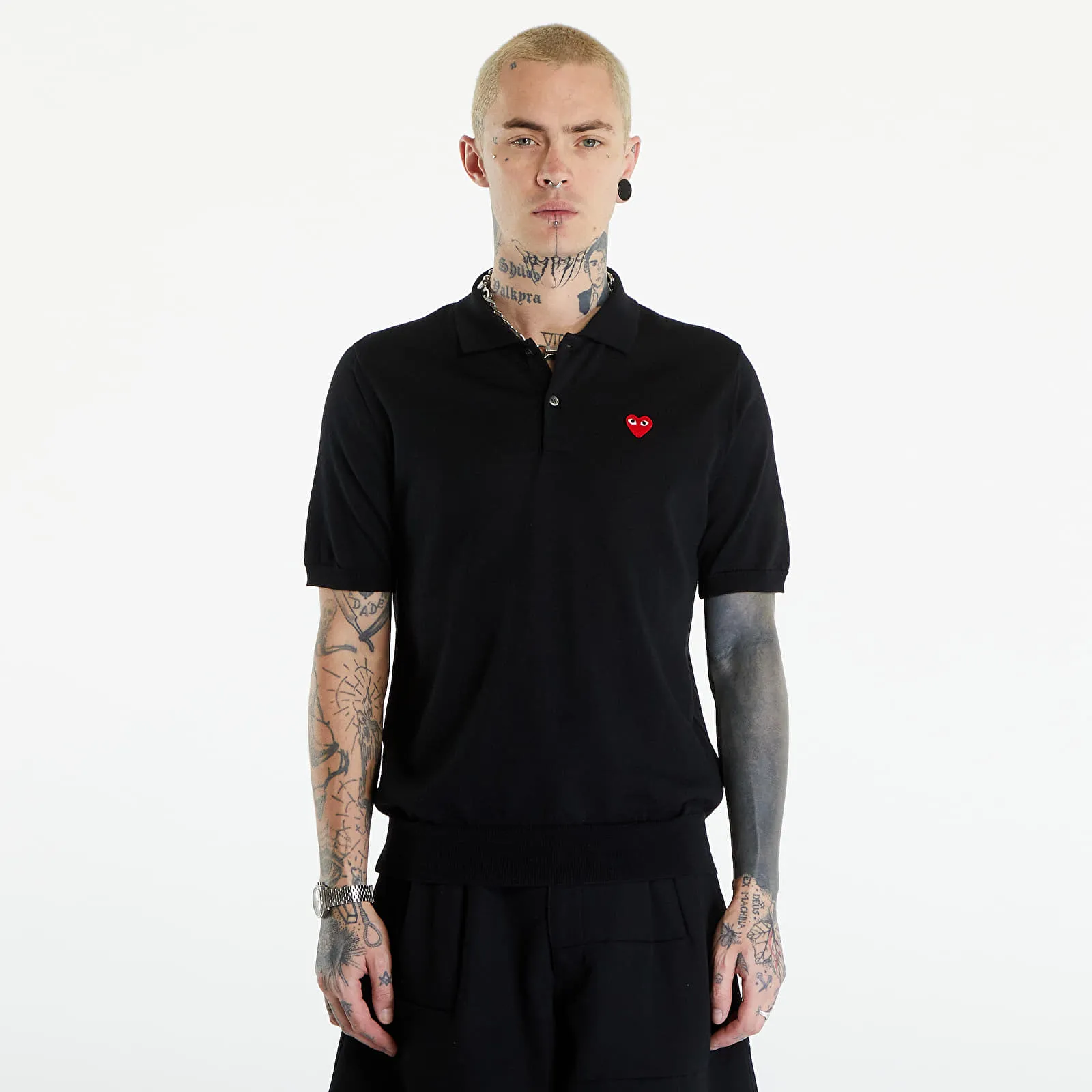 Camiseta Comme des Garçons PLAY Red Emblem Sweater UNISEX